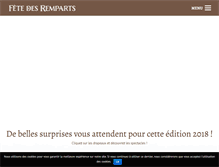 Tablet Screenshot of fete-remparts-dinan.com